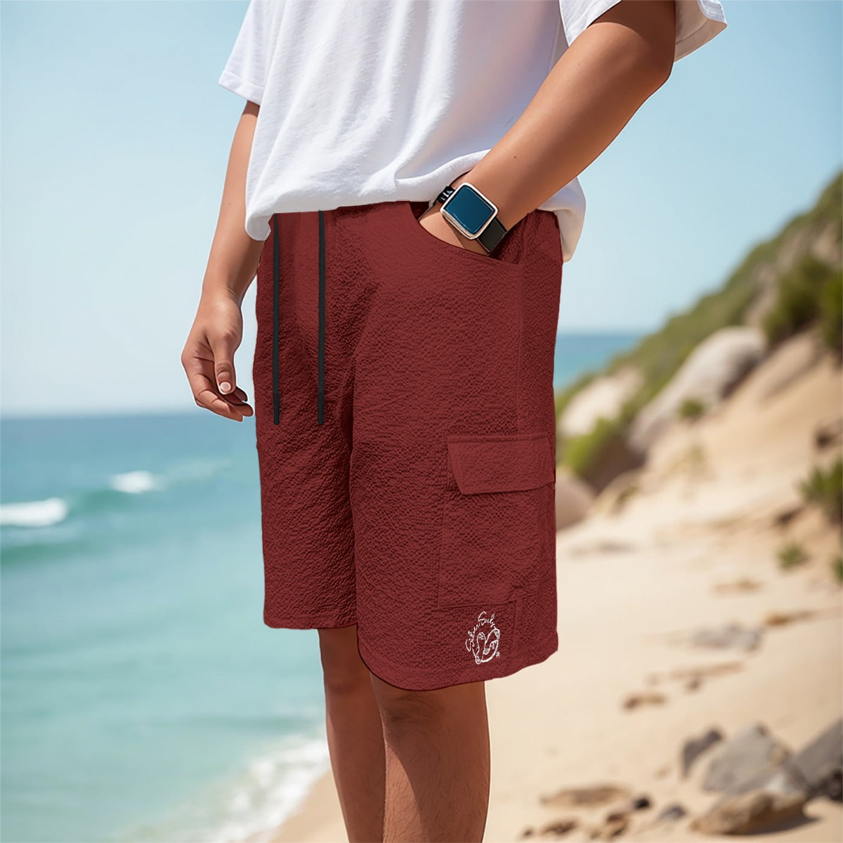 All-Over Print Men's Cargo Shorts