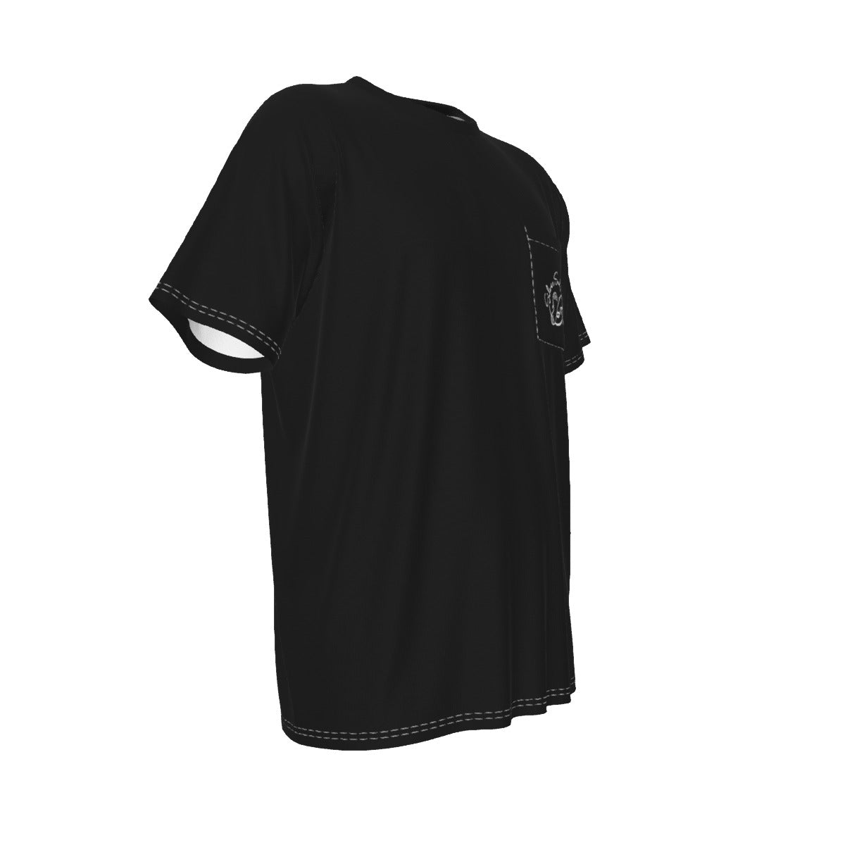 All-Over Print Men's Short Sleeve T-shirt With Chest Pocket