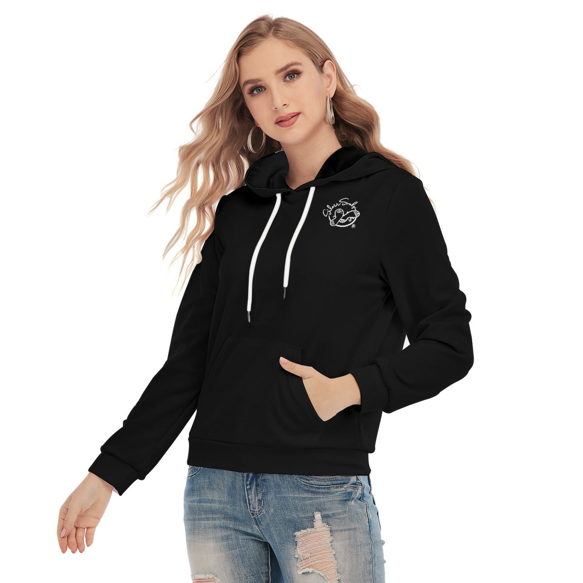 All-Over Print Women's Slim Pullover Hoodie