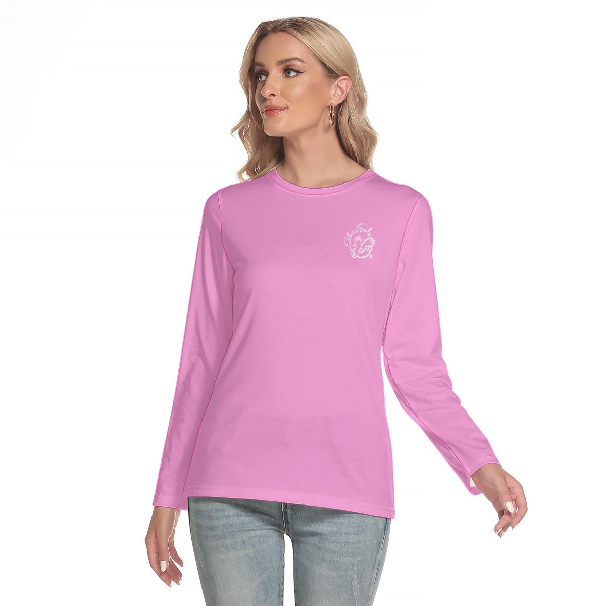 All-Over Print Women's O-neck Long Sleeve T-shirt