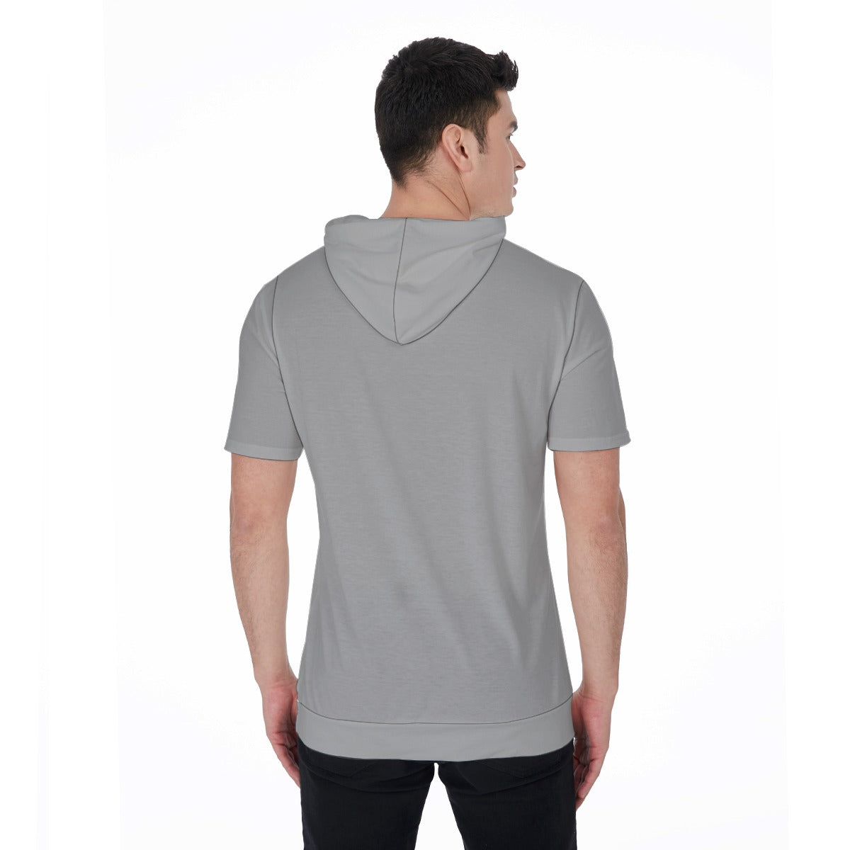 All-Over Print Men's Short Sleeve Hoodie T-Shirt