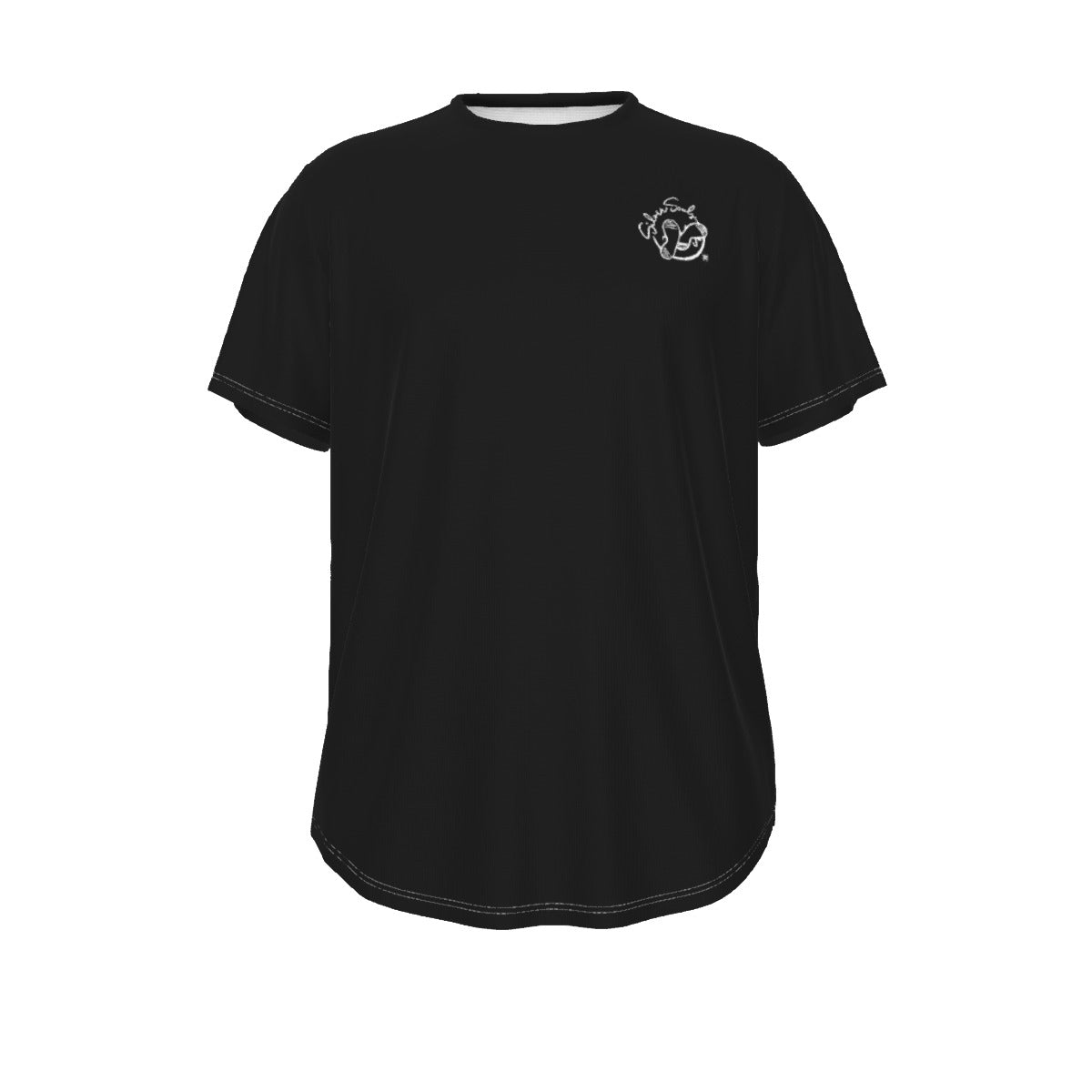 All-Over Print Men's Short Sleeve Rounded Hem T-shirt