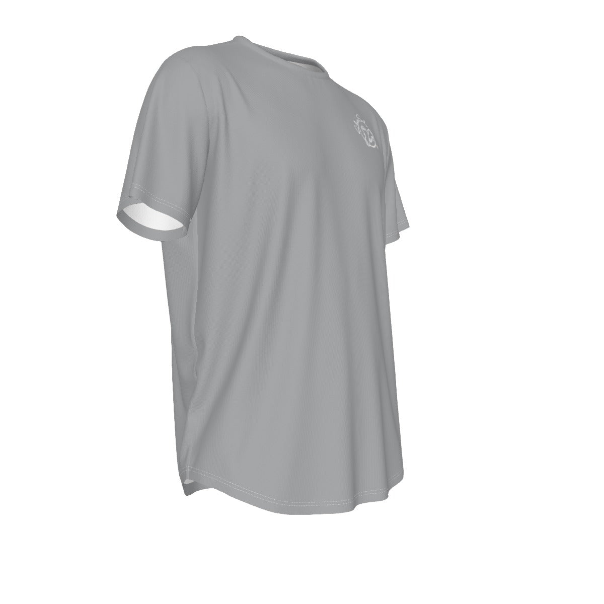 All-Over Print Men's Short Sleeve Rounded Hem T-shirt