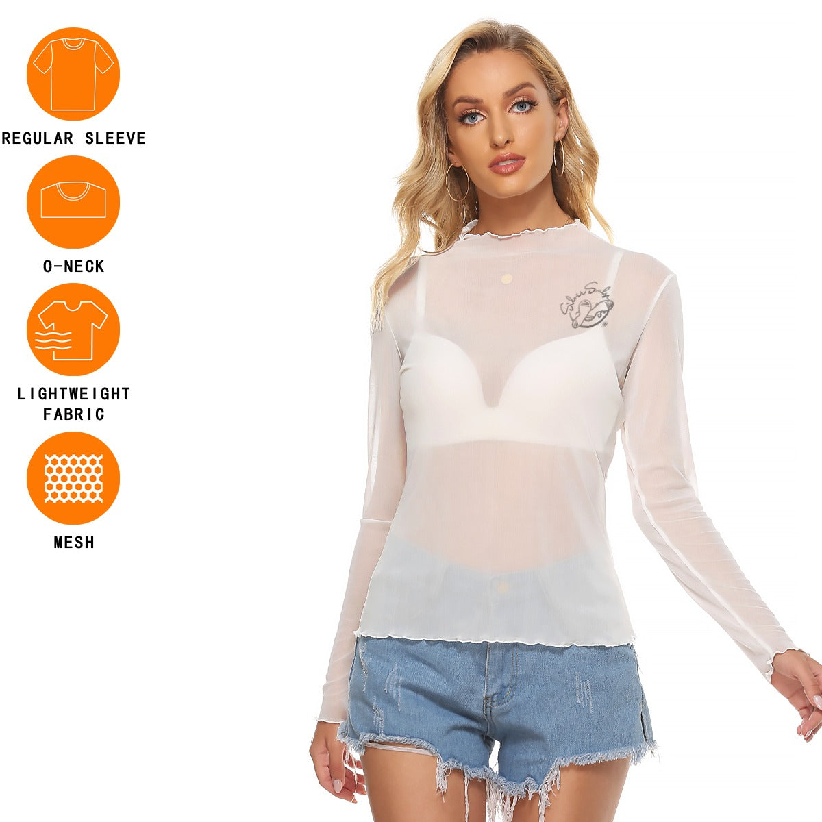 All-Over Print Women's Mesh T-shirt