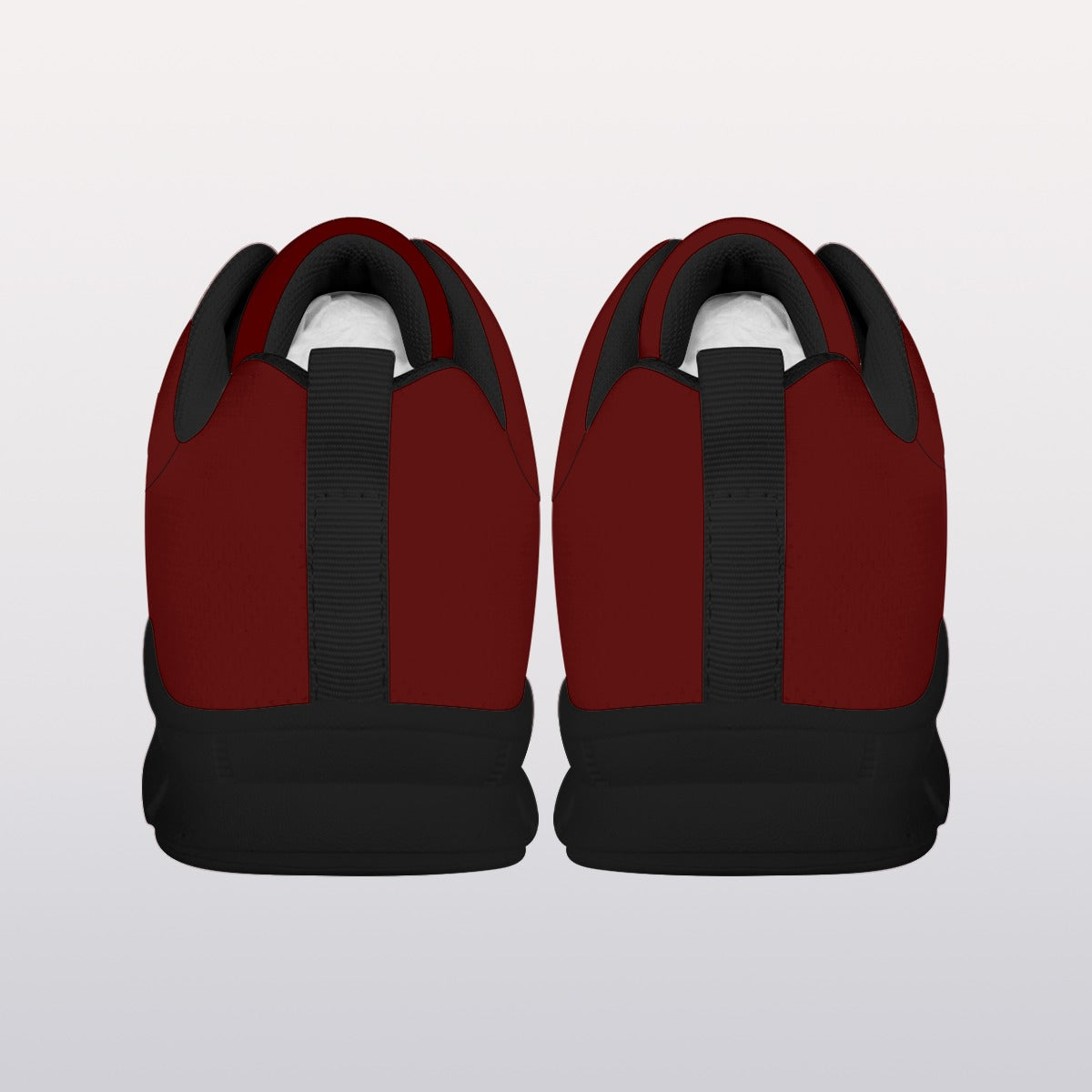 All-Over Print Men's Sports Shoes With Black Sole