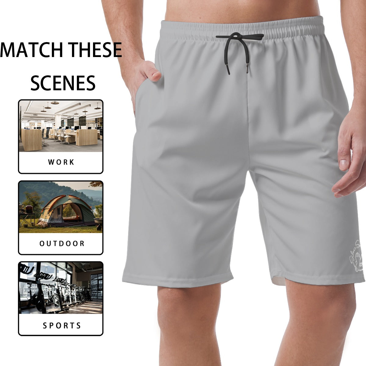 All-Over Print Men's Short Pants