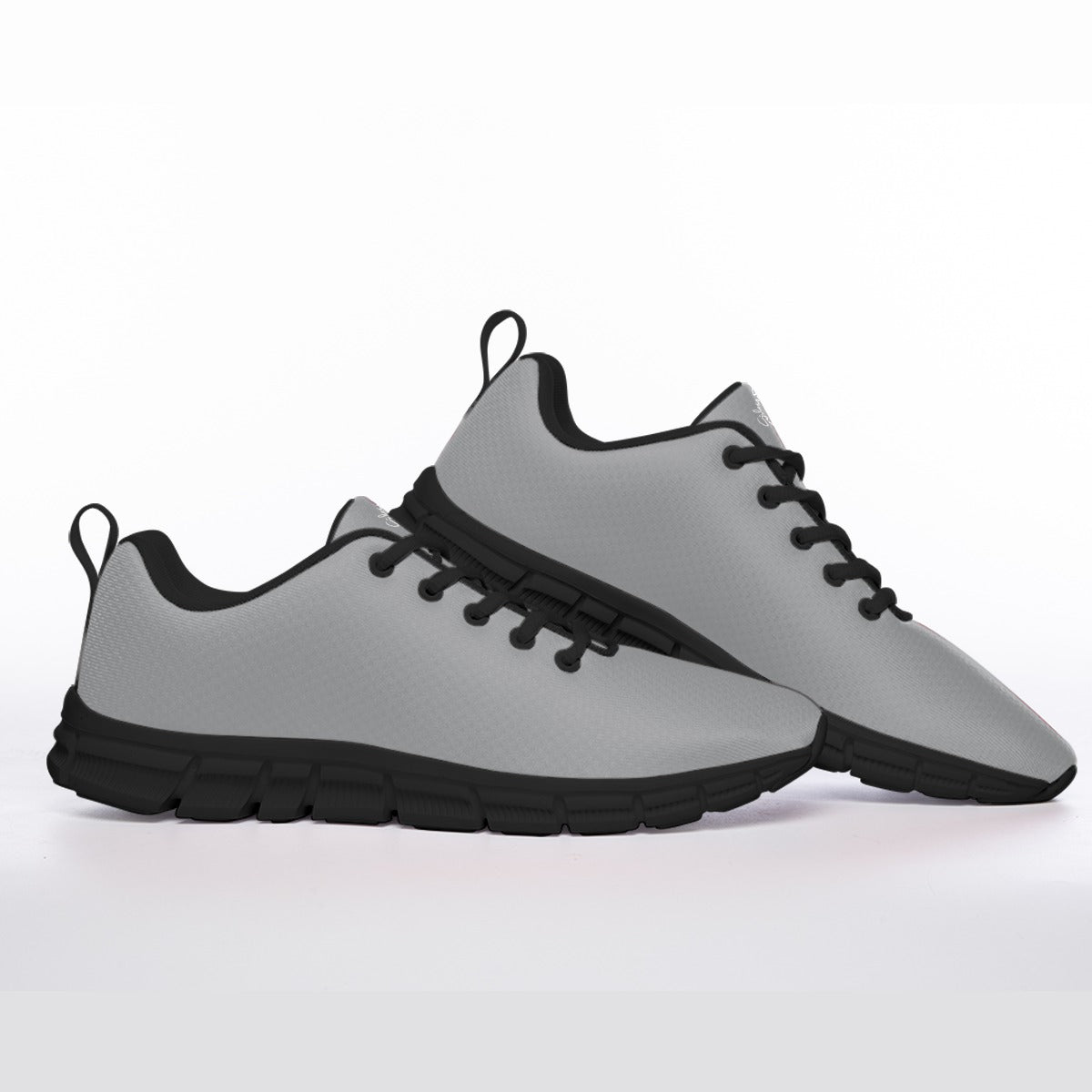 All-Over Print Men's Sports Shoes With Black Sole