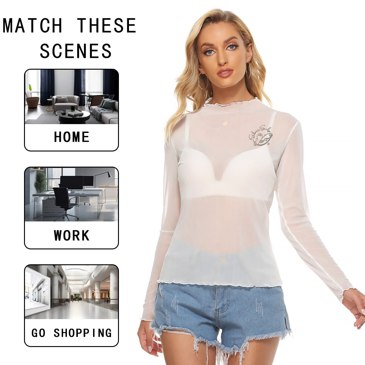 All-Over Print Women's Mesh T-shirt