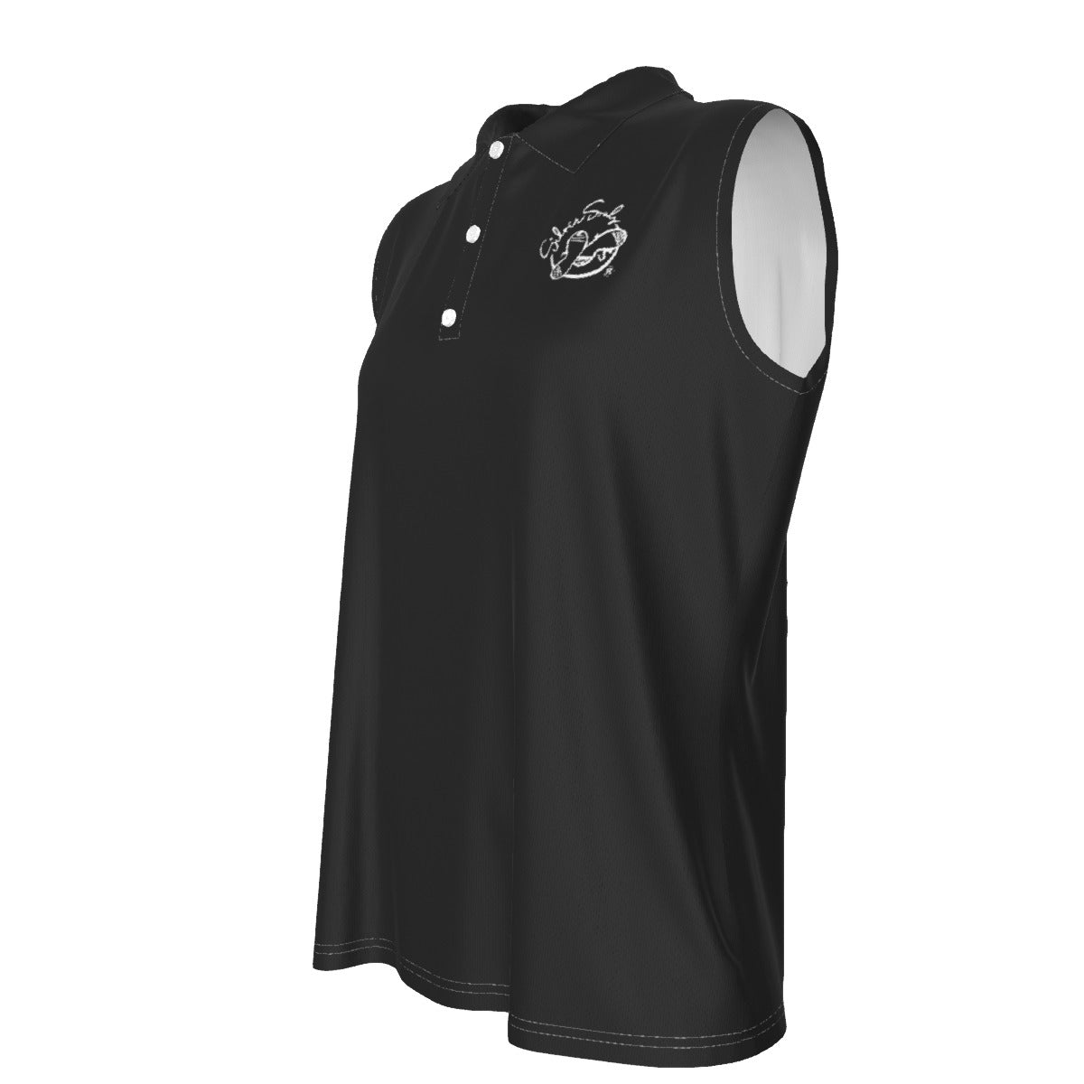 All-Over Print Women's Sleeveless POLO Shirt