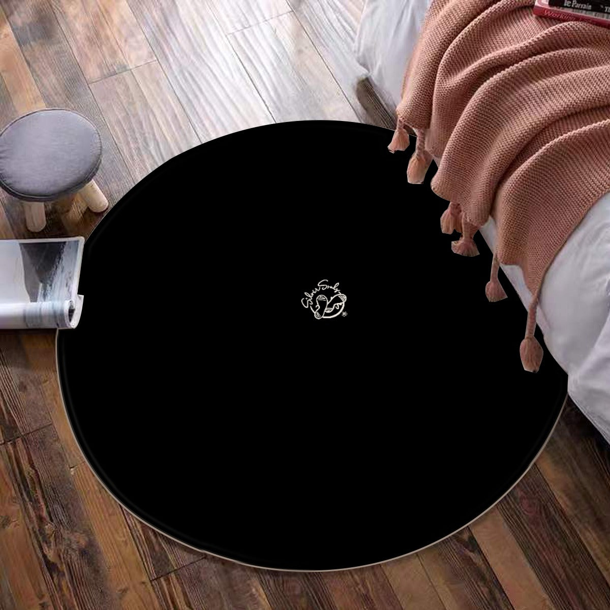Foldable round mat
