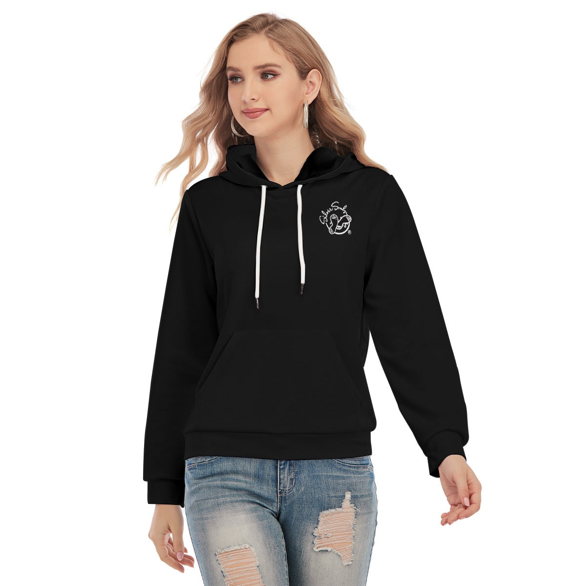 All-Over Print Women's Slim Pullover Hoodie