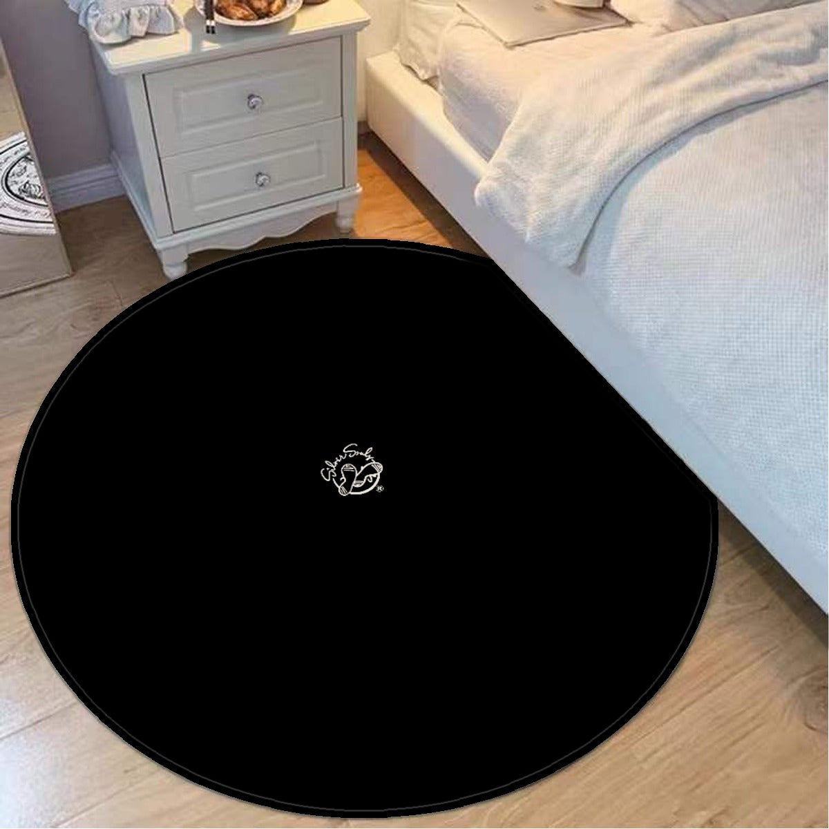 Foldable round mat