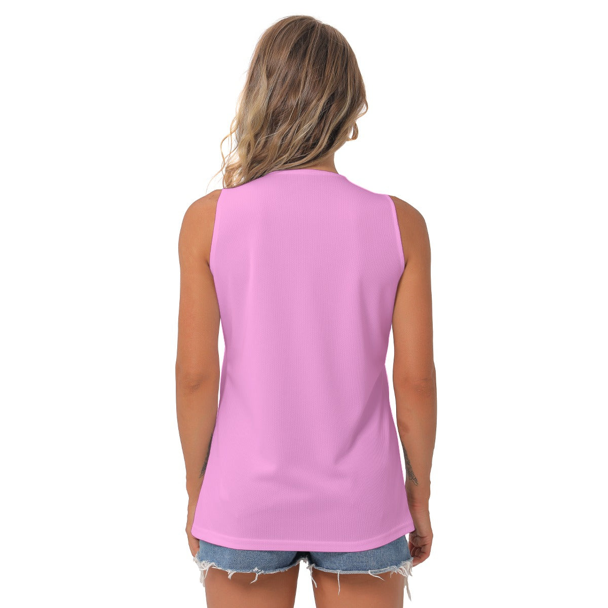 All-Over Print Women's Sleeveless V-Neck Top