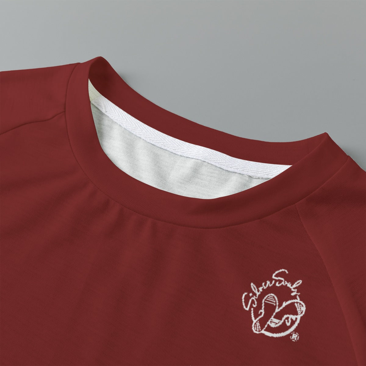 Eco-friendly All-Over Print Women's cropped Raglan T-shirt With Short Sleeve