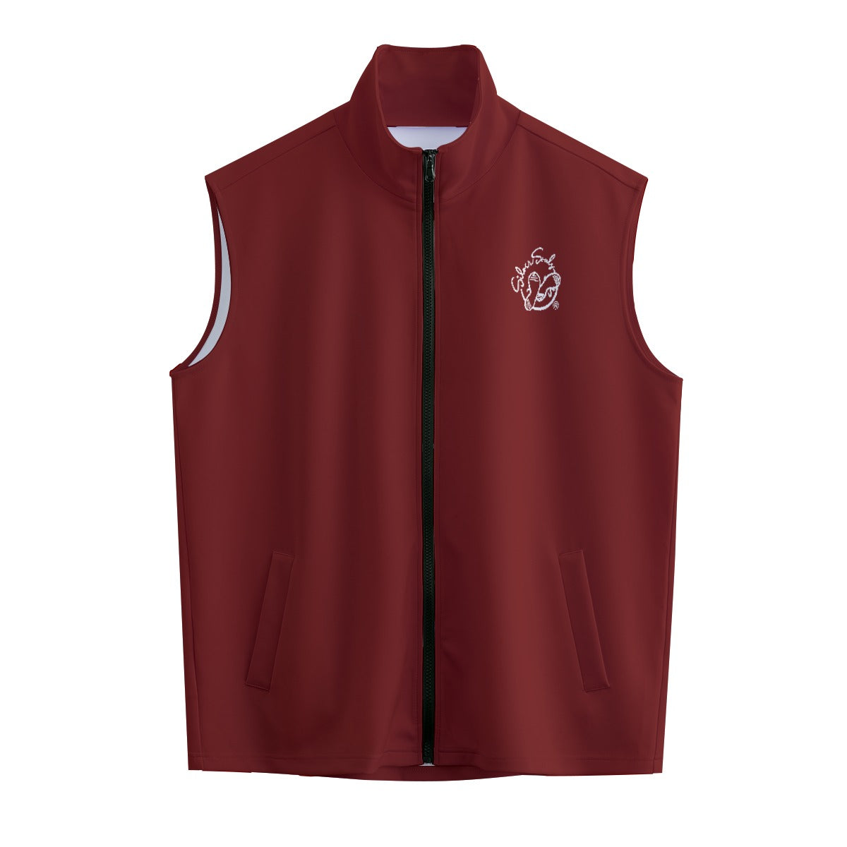 All-Over Print Men's Stand-up Collar Vest