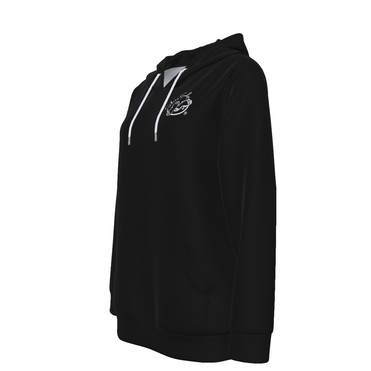 All-Over Print Women's Pullover Hoodie With Drawstring