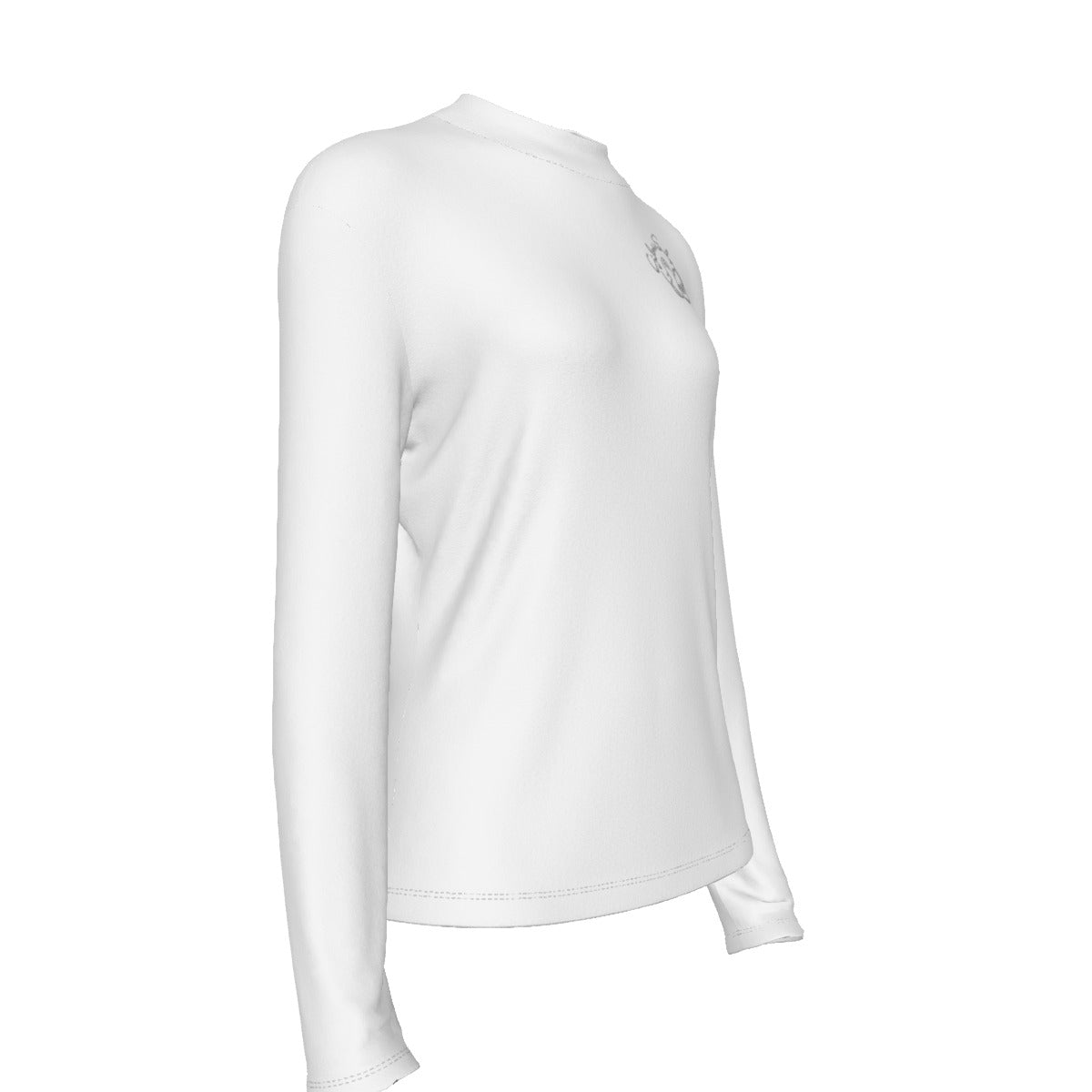 All Over Print Women's Stretchable Turtleneck Top