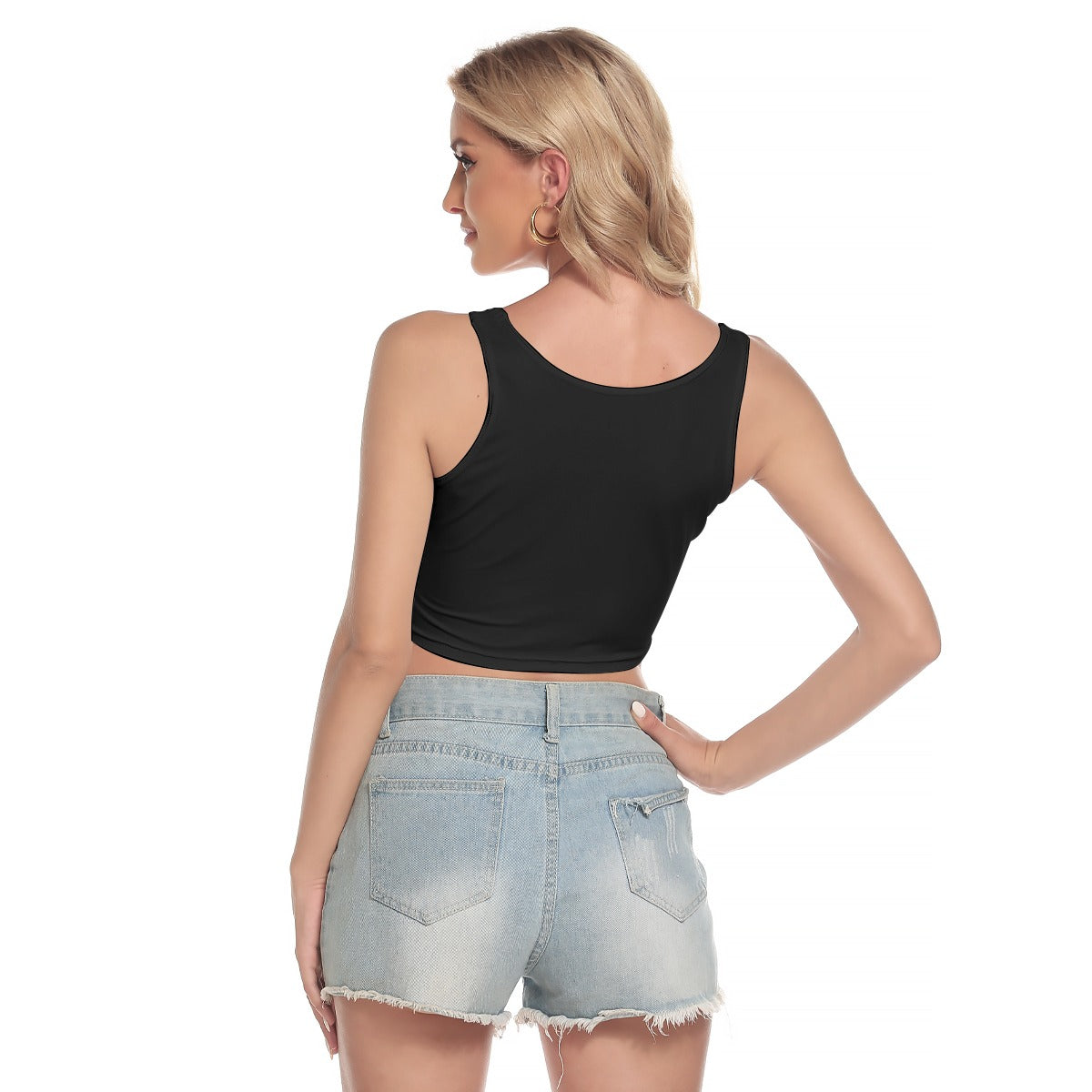 All-Over Print Women's Sport Crop Tank Top