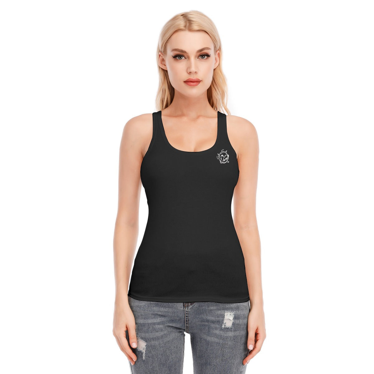 All-Over Print Women's Racer Vest | 190GSM Cotton