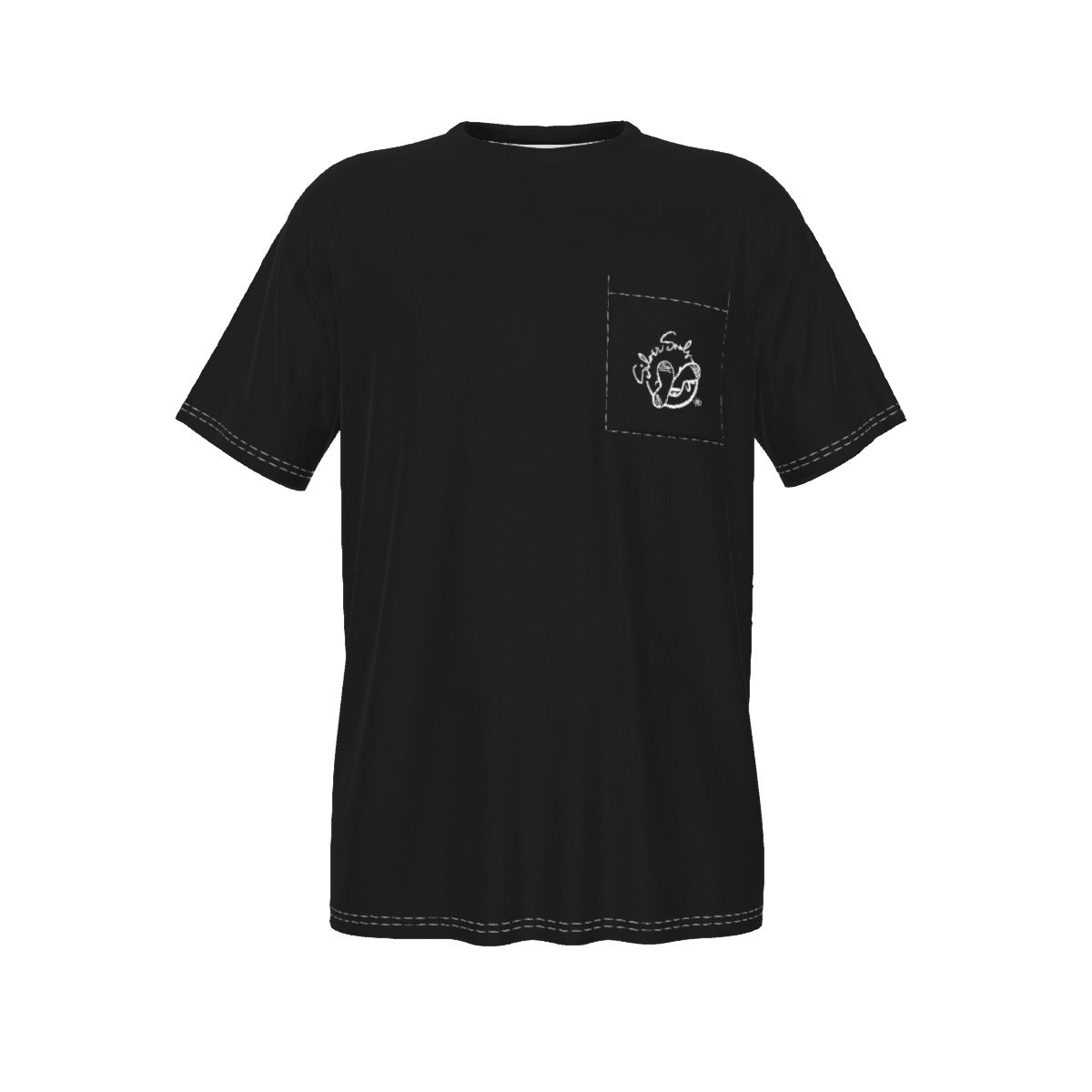 All-Over Print Men's Short Sleeve T-shirt With Chest Pocket