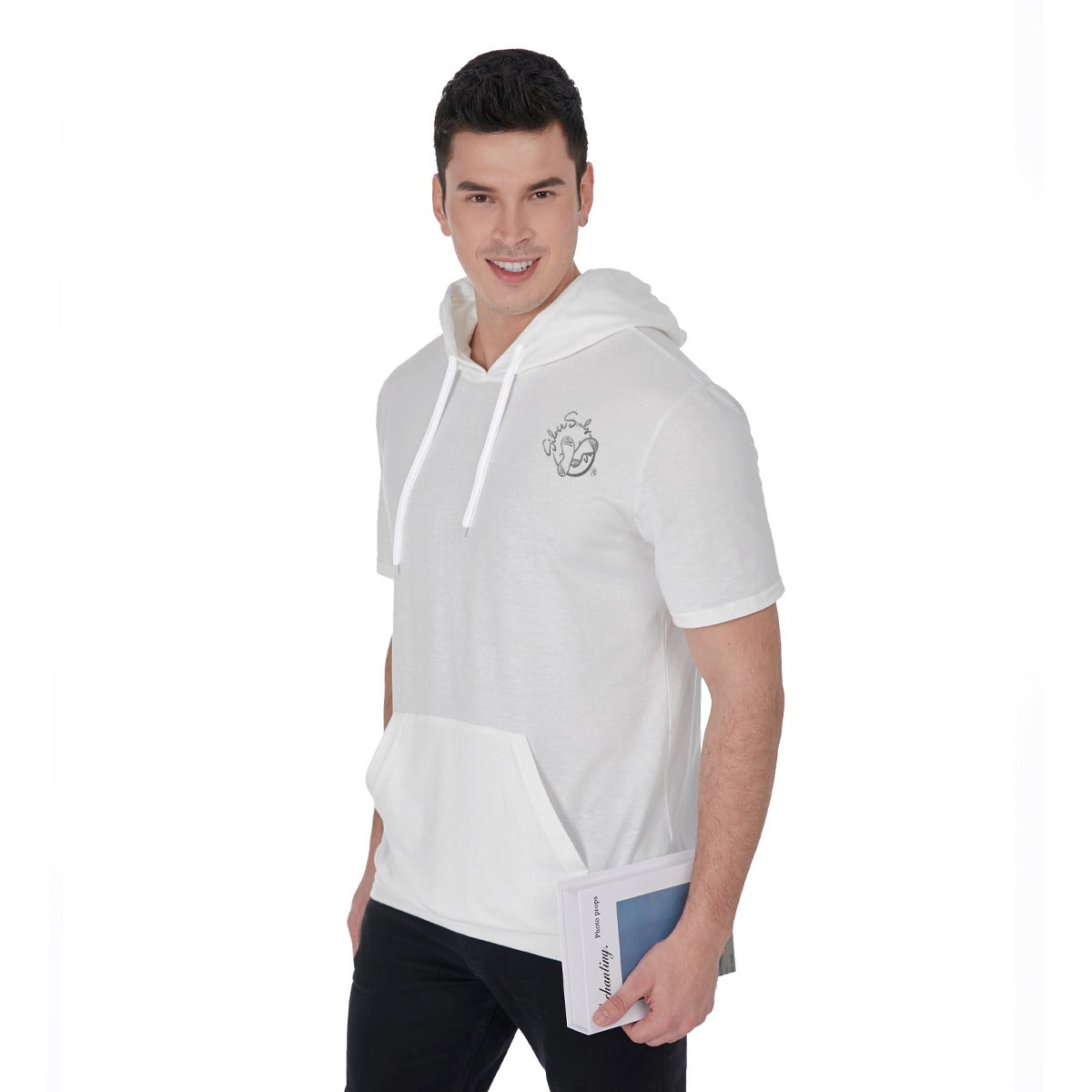 All-Over Print Men's Short Sleeve Hoodie T-Shirt