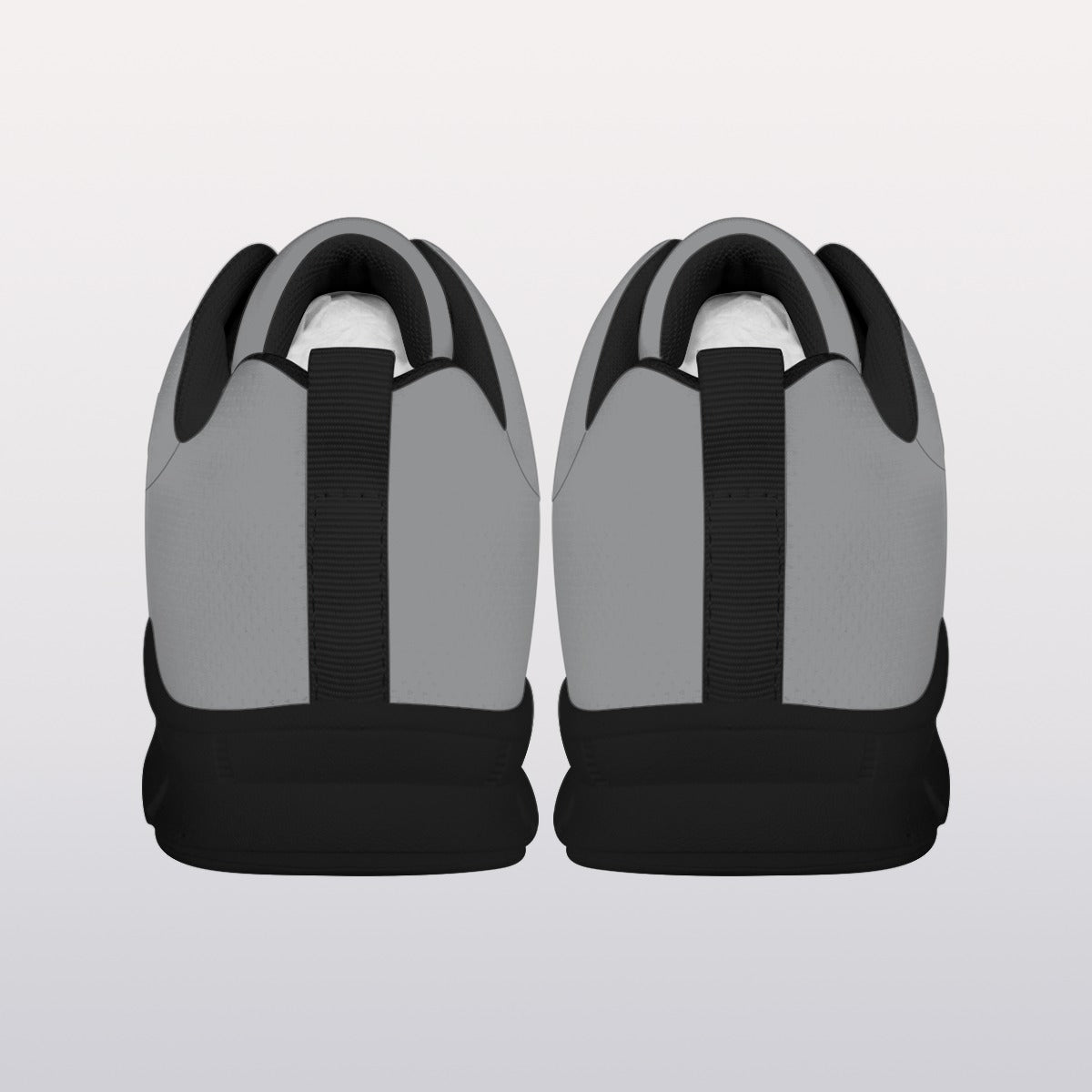 All-Over Print Men's Sports Shoes With Black Sole