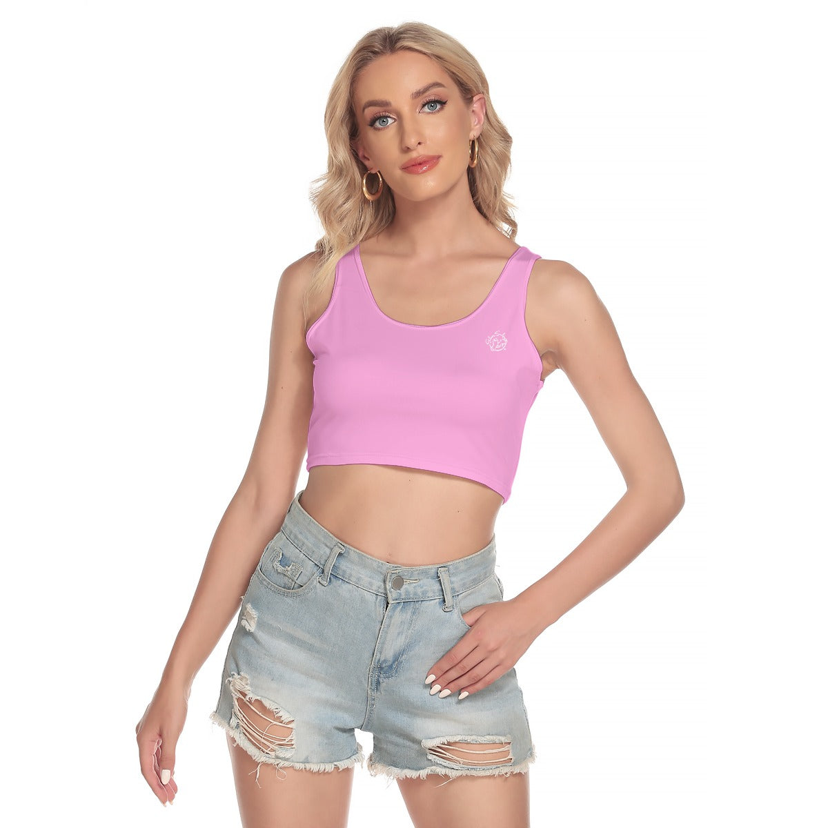 All-Over Print Women's Sport Crop Tank Top