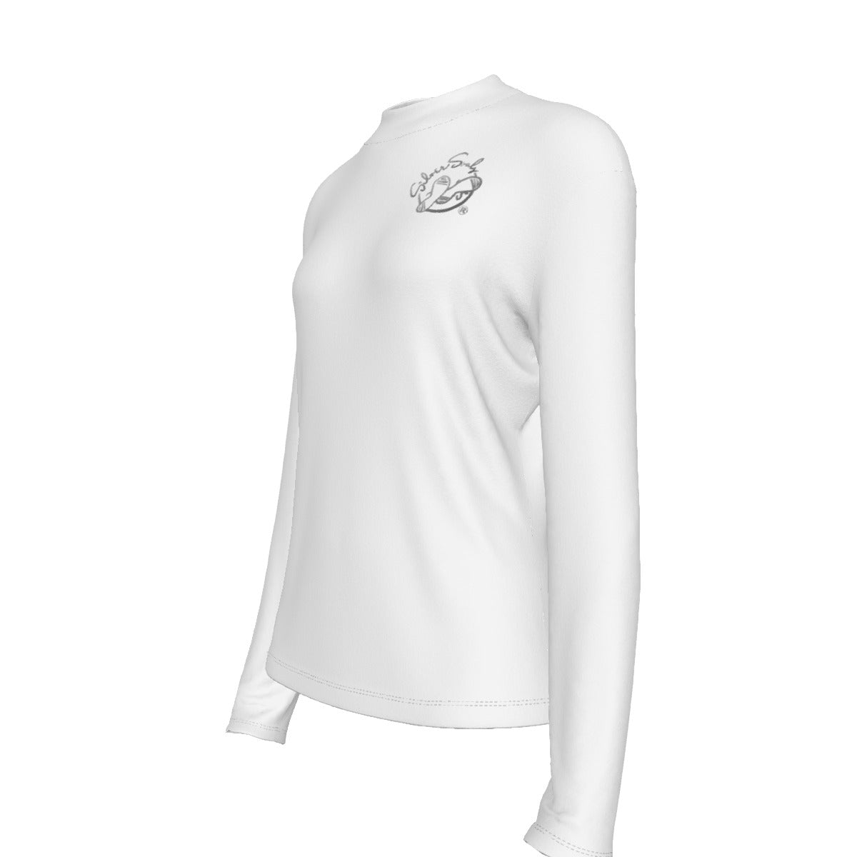 All Over Print Women's Stretchable Turtleneck Top