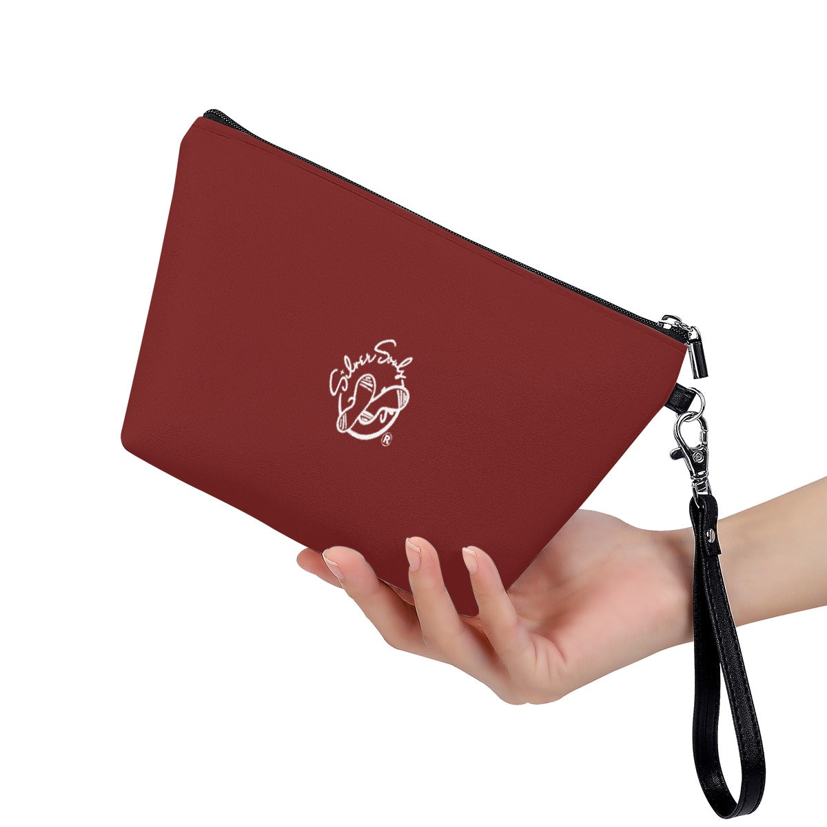 Cosmetic Bag With Black Handle