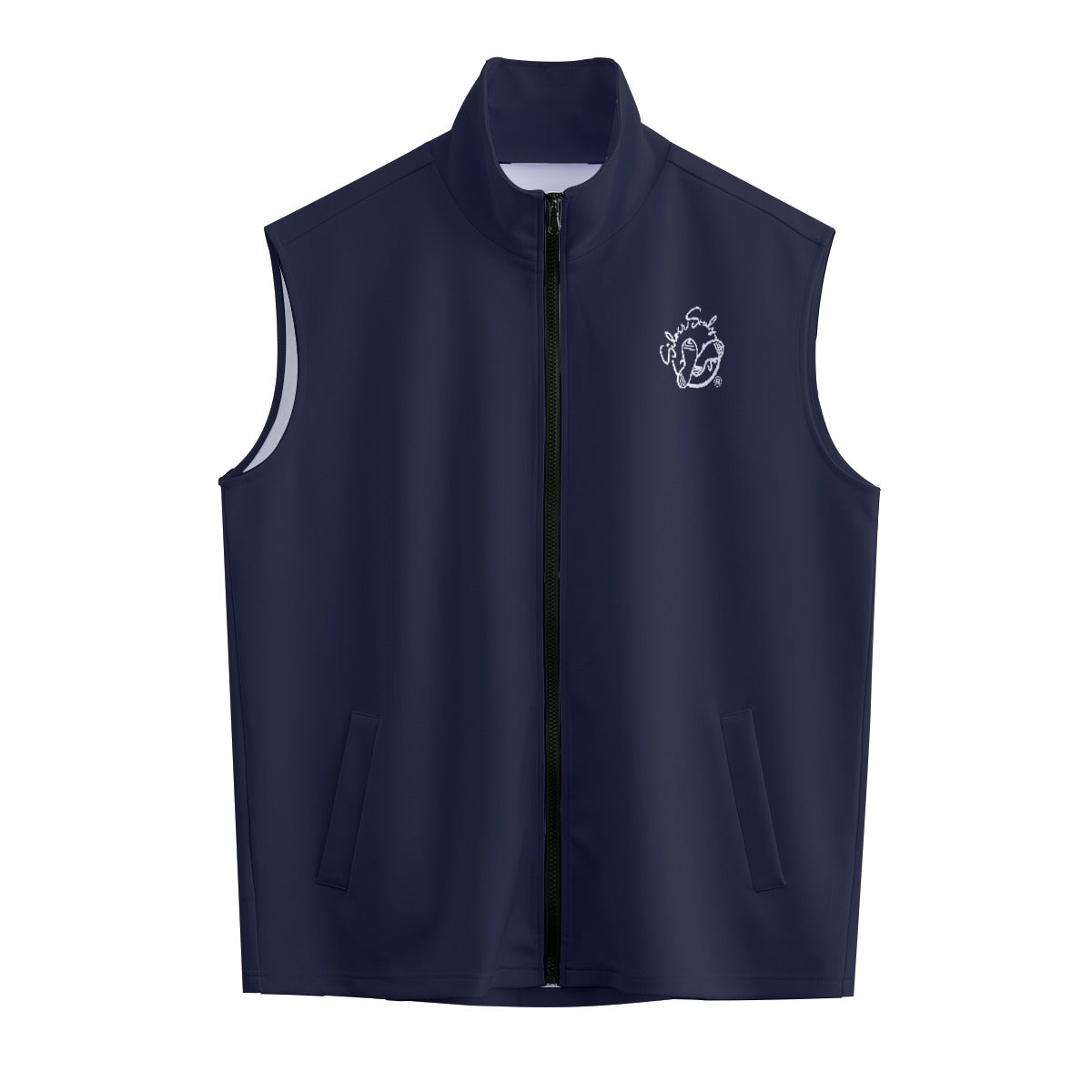 All-Over Print Men's Stand-up Collar Vest