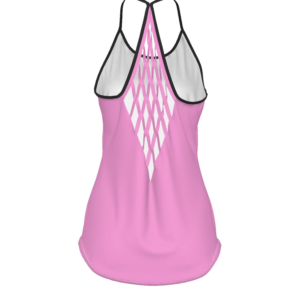 All-Over Print Women's Criss-Cross Open Back Tank Top
