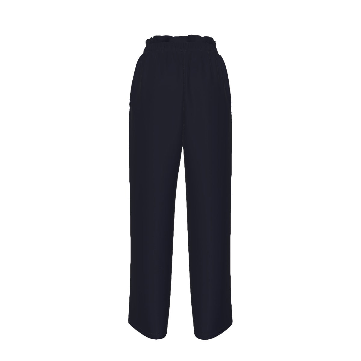 All-Over Print Women's Faux Silk Wide-Leg Pants