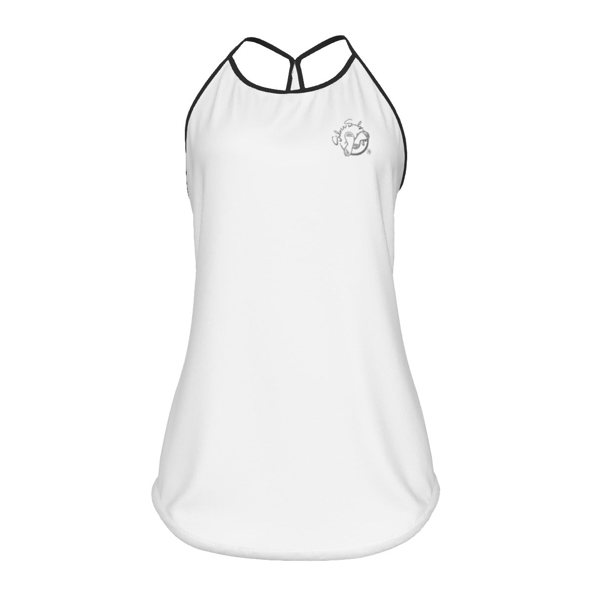 All-Over Print Women's Criss-Cross Open Back Tank Top