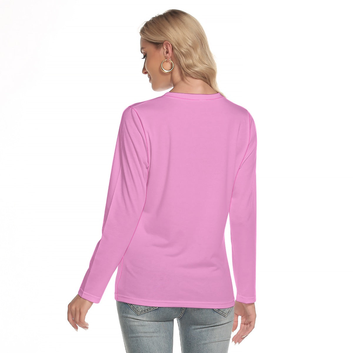 All-Over Print Women's O-neck Long Sleeve T-shirt
