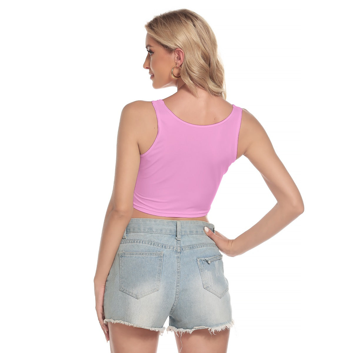 All-Over Print Women's Sport Crop Tank Top