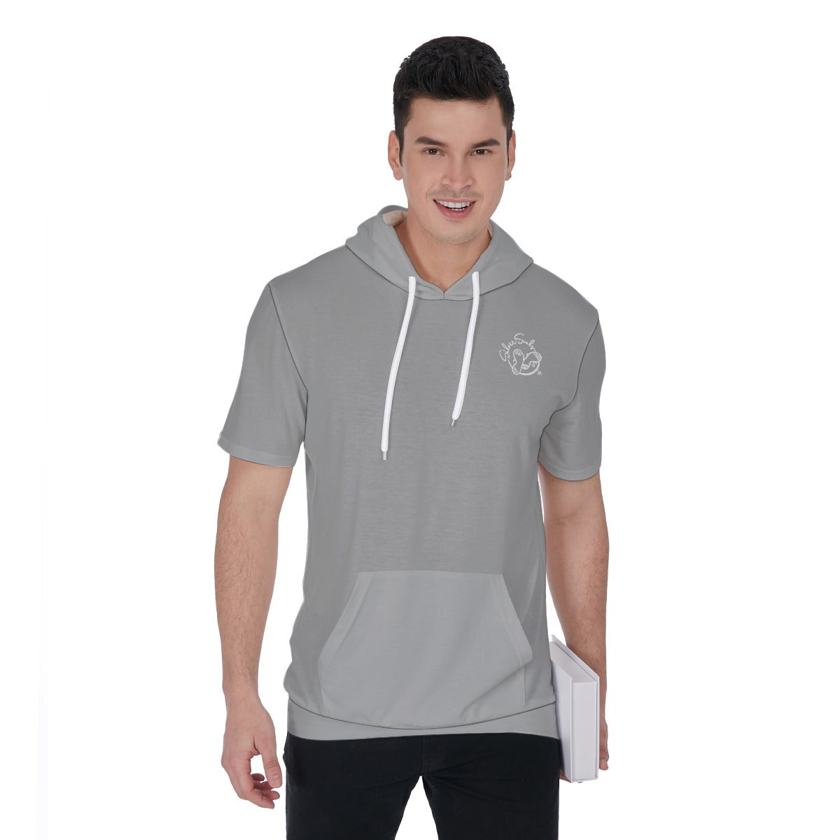All-Over Print Men's Short Sleeve Hoodie T-Shirt