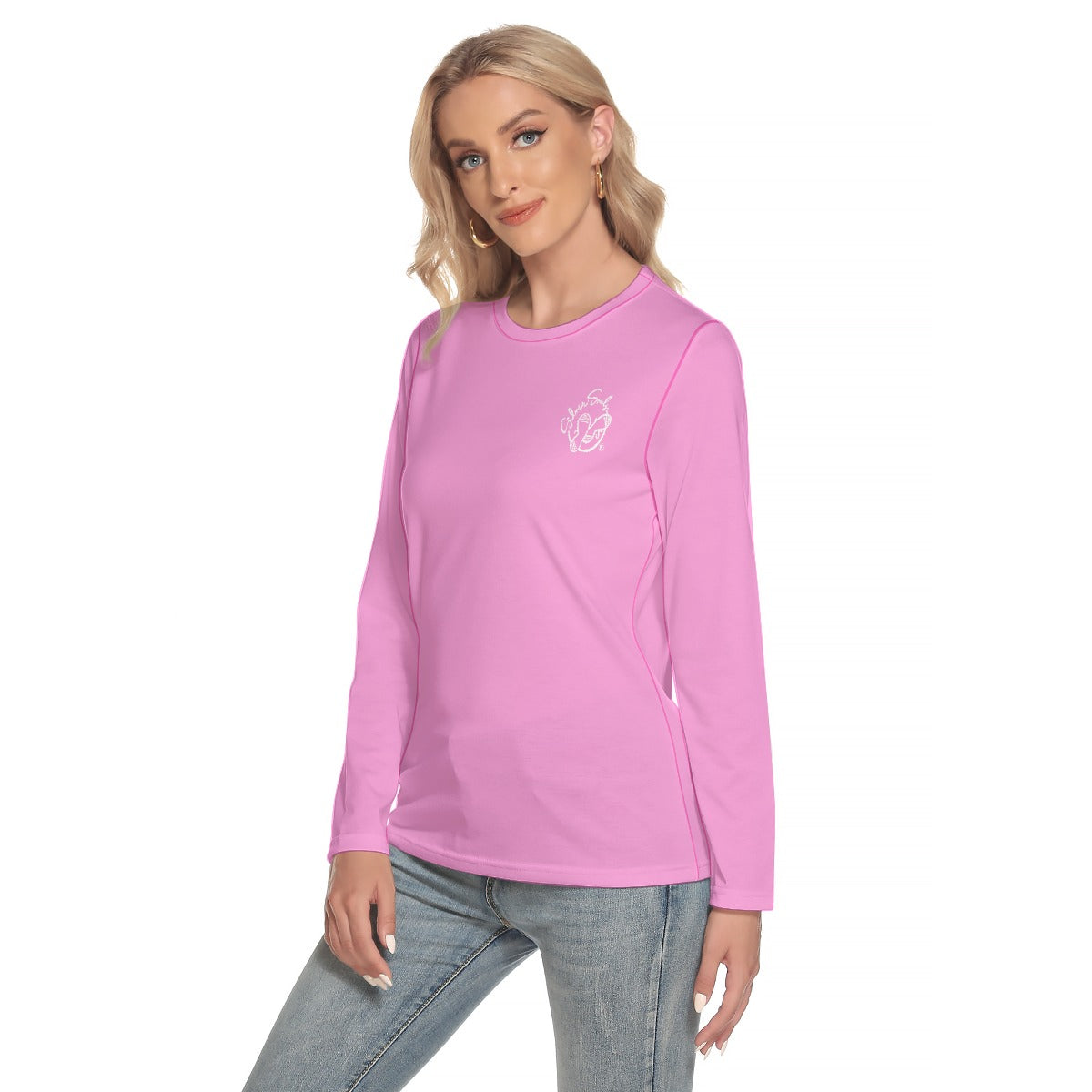 All-Over Print Women's O-neck Long Sleeve T-shirt