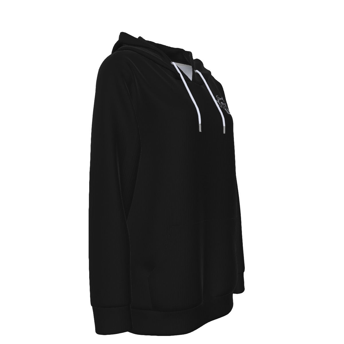 All-Over Print Women's Pullover Hoodie With Drawstring