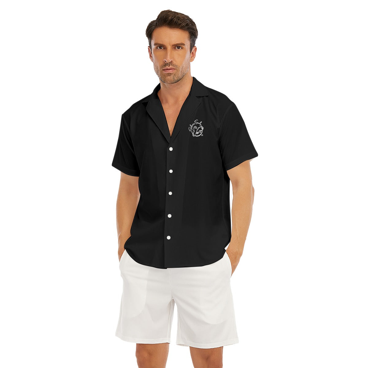 All-Over Print Men's Deep V-neck Short Sleeve T-shirt